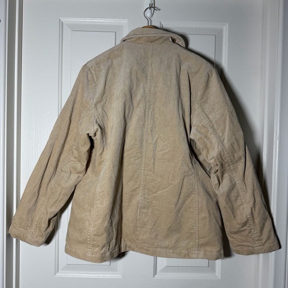 Uniqlo Ines de la Fressange Corduroy Double Breasted Pea Coat Jacket Medium - Picture 9 of 16